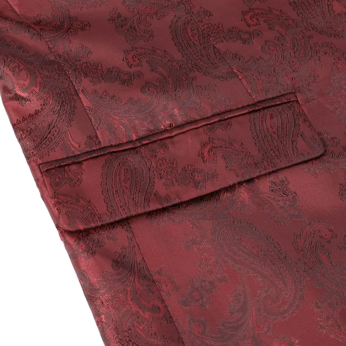Cloudstyle Mens Slim Fit Paisley Suit Single Breasted Party Suit Jacket 1 Button Sport Coat