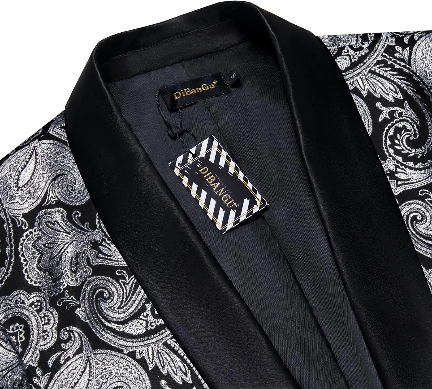DiBanGu Mens Suit Jacket Blazer Wedding Blazer One Button Mens Tux Dress Suit Jacket Shawl Lapel for Dinner Prom Party