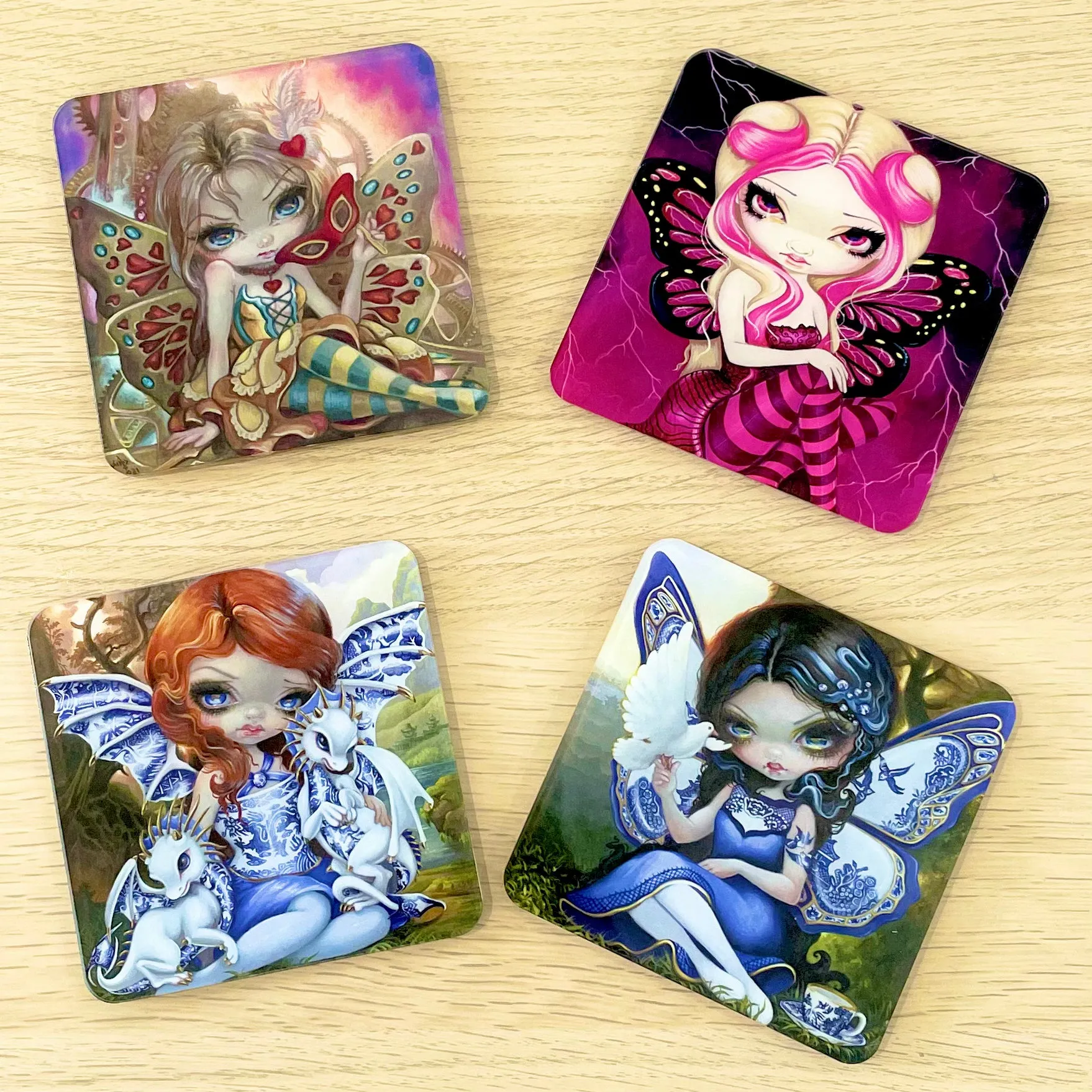 Fairy Coaster 4 set