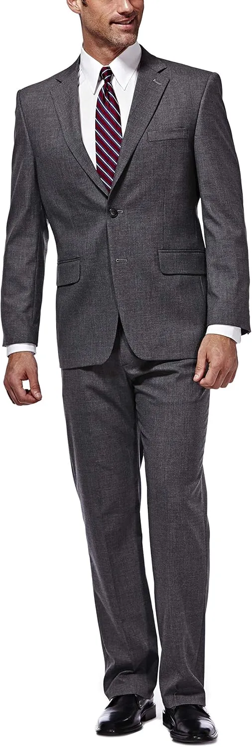 Haggar Men's JMH Premium Stretch Classic Fit Suit Separates - Pants & Jackets
