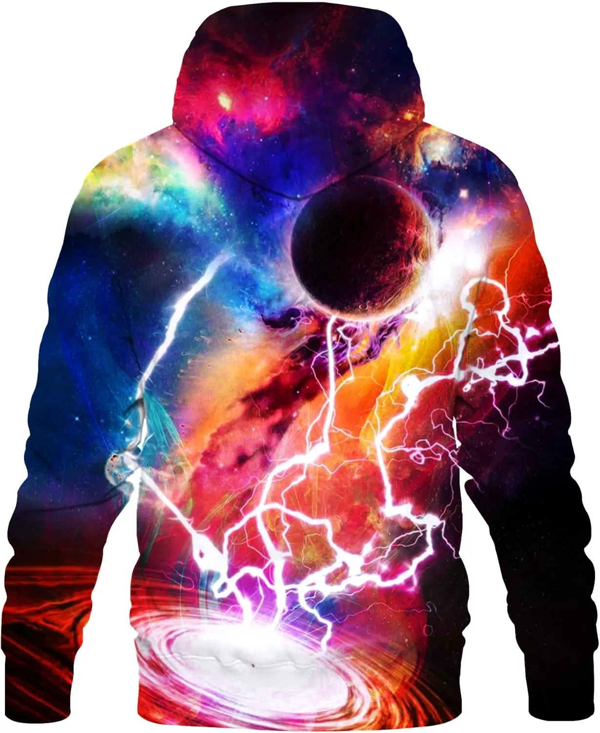 LAIDIPAS Men Women 3D Hooded Hoodies Fashion Long Sleeve Pullover Hooded Sweatshirt Top with Pocket
