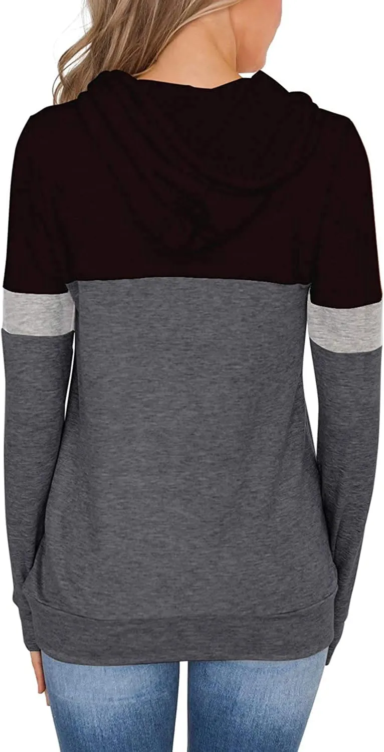 Lylinan Womens Tops Long Sleeve Hoodies Fall Clothes Fashion Sweatshirts Trendy Casual Shirts Tunics