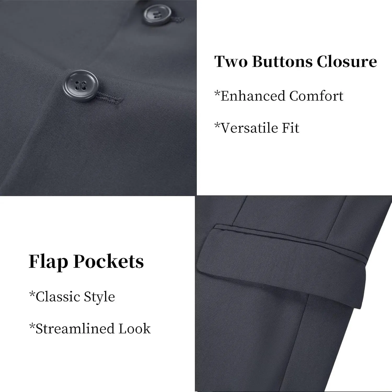 Men's Casual Blazer Suit Jackets Slim Fit Sport Coat Single Breasted Suit Blazers Dinner Party Prom